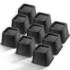 Bed Riser/Furniture Lift Bed/Bed risers/Furniture Lifter/Table risers/Frame Risers Create Under Bed Storage Heavy Duty for Furniture Height Adjustment (Black 9 Pack, 3 Inch)