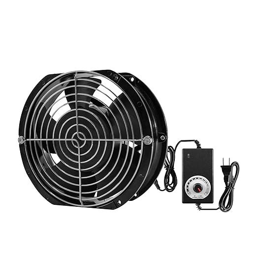 172mm DC 17251 Axial Ventilation Fan (3500RPM) - High-Speed Dual Ball Bearing Ventilator with Adjustable Speed for Arcade Systems, Server, Generator Box and DIY Exhaust Projects