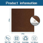 Peel and Stick Carpet Squares 24" x 24", Self Adhesive Non-Slip Carpet Tiles, Peel and Stick Soft Padded Carpet Tiles for Kitchen Bedrooms Indoor Outdoor(20 Tiles/80 sq ft)