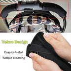 2 Pack 6.3 * 5.51inches Stroller Armrest Handle Cover,Pushchair Handlebar Cover,Universal Protective Grip Bumper Bar Covers Replacement Removable Toddler Pram Bumper Dust Proof Handle Gloves(Black)