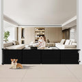 200 inch Retractable Baby Gates 37 inch Tall, Retractable Gate with Reinforced Strip Design to Prevent Crawling Through, 16 FT Outdoor Retractable Gates, Extra Wide Retractable Gate for Garage
