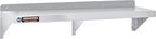 DuraSteel Stainless Steel Shelf - 72 Inch Wide x 14 Deep Commercial NSF Mounted Metal Wall Shelf Pantry Organizer Garage Storage Shelves - Rack Shelving Restaurant Kitchen Units Laundry Utility Room