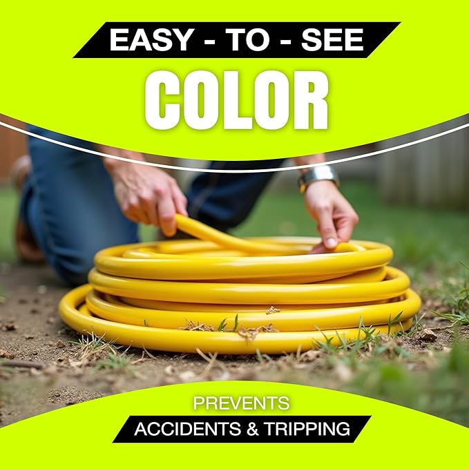 75ft Outdoor/Indoor Extension Cord 12/3 Gauge Extra Heavy Duty 3 Prong SJTW, Waterproof, Flexible Cold-Resistant Long Power Cord,15A 125V 1875W, Yellow by LifeSupplyUSA