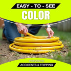 50ft Outdoor/Indoor Extension Cord 10/3 Gauge Ultra Heavy Duty 3 Prong SJTW, Waterproof, Flexible Cold-Resistant Long Power Cord,15A 125V 1875W, Yellow by LifeSupplyUSA