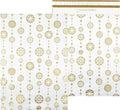 Inspired Mailers - Large Poly Mailers 14.5 x 19-50 Pack - Snowflake Baubles (Gold) - Holiday Shipping Bags - Large Mailing Envelopes - Christmas Shipping Envelopes