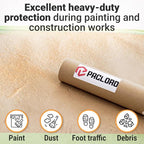 36" x 1992" (166’) Brown Rosin Paper Roll - Made in USA Thick Heavy-Duty 7 mil Masking Paper for Surface Protection from Paint, Dust, Foot Traffic - Paint Floor Covering