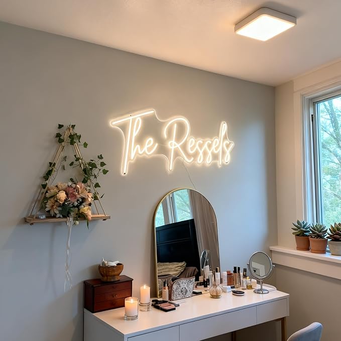 Custom Neon Signs,Personalized LED Decor for Wedding Backdrop, Birthday Party, Anniversary, Game Room & Prom, Easy Install, Perfect Surprise Gifts