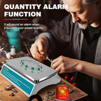 Industrial Counting Scale 30kg/66lb x 0.1g Digital Inventory Counting Scale High Precision Electronic Gram Scale with Battery DC/AC Power for Parts Jewelry Coins (g/kg/lb/oz)