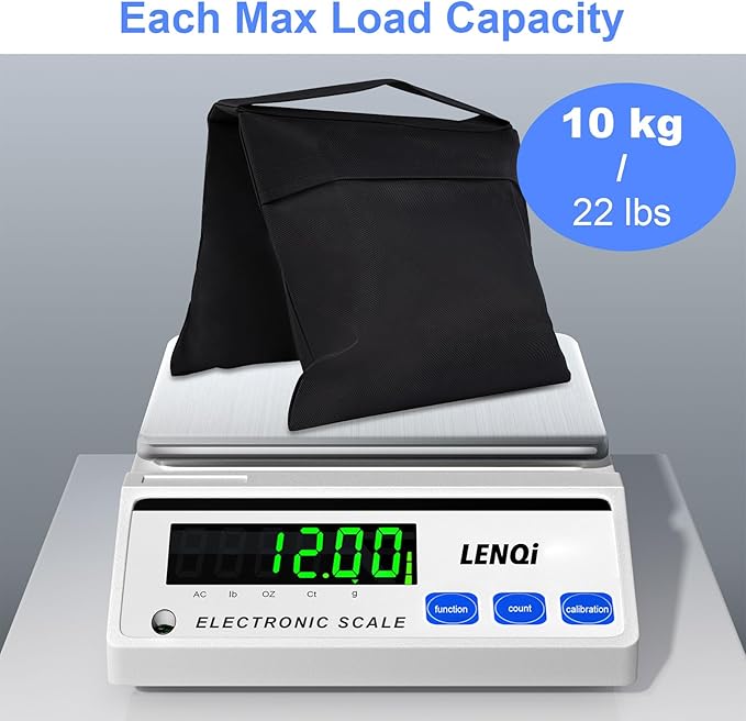 2 Pack Sand Bags, Black Sand Bags for Weight, Heavy Duty Sandbags for Umbrella Base, Photography Video Equipment, Light Tripod, Fishing Chair, Sports, Backdrop Stand, Camping, Tent