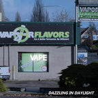 LED VAPE Sign for Business,32x10 inch Vape Smoke Sign Led for Window Wall Door w/Remote Control VapeSmoke Smoking Shop Store