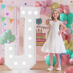 Light Up Letters, Marquee Letters 4 Feet Tall with Cool White Light, Large Letter for Party Graduation Homecoming Wedding Event Decoration, Marry Me Light Up Letter 4ft Marquee Sign Letras J