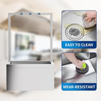 TONGMO Stainless Steel Floor Mop Sink, Mop sink with Cleaning Tool Rack | 19" x 22" x 12"