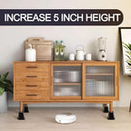Bed Riser/Furniture Lift Bed/Bed risers/Furniture Lifter/Table risers/Frame Risers Create Under Bed Storage Heavy Duty for Furniture Height Adjustment (Black 9 Pack, 6 Inch)