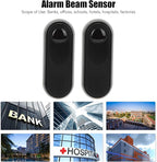 Wireless Infrared Gate Beam Sensor Anti Theft Alarm High Sensitivity IP55 for Home Security Access Control System ABS 15m Detection Distance