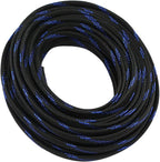 30ft PET Expandable Sleeving Wire Cable Sleeve (2/5" Steel Blue&Black 30ft)