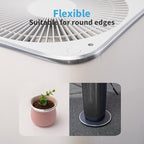 Art3d 20ft Outside Vinyl Corner Trim Peel and Stick for Tile and Wall Edges, Furniture Decoration Glittery Silver