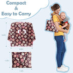 Shopping Cart Cover for Baby 2-in-1 High Chair Cover with Safety Harness Multifunctional Foodstuff Donuts Cart Covers for Babies Soft Padded Grocery Cart Cover for Baby Boy Girl