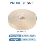 PATIKIL White Oak Edge Banding, 2 Inch x 250 ft Wood Veneer Tape Pre-glued Flexible Plywood Edge Banding with Hot Melt Adhesive for Furniture Restoration