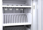 Laptop and Tablet Charging Cart, 35 Unit Device Mobile Charging Station for Chromebook, Tablet, Laptop, with Charging Port Screen Size Up to 16.3", Suitable for Office, Classroom, etc (Antique White)