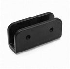 4Pcs 2-Way Pop-up Gazebo Replacement Connector Spare Parts Rectangular Bracket Set Black