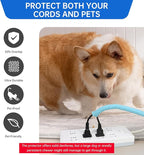 Split Braided Cable Sleeve，Flexible Wire Loom Tubing, Automotive Cord Protector Pet Proof, Cable Management for Computer TV Electric Wires Harness 16ft (Sky Blue, 8mm（5/16")