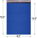 Royal Blue Poly Bubble Mailers 8.5x14.5 inch #3 | Self Seal Padded Envelopes | Cushioned Bubble Mailer | Usable Size 8.5x13.5 | WaterProof | Lightweight mailing Shipping Bags | 100 Pack Bulk