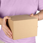 CRUGLA 40 Packs 7x6x5 Shipping Boxes for Small Business, Corrugated Cardboard Boxes Bulk for Shipping Packing Mailing