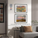 VCK 20x30 Poster Frame 2 Pack - Grey, High-End Wood Picture Frames with Polished Plexiglass, Display 16x24 Photo with Mat or 20x30 without Mat, Art Gallery-Quality, Wall Hanging, Grey