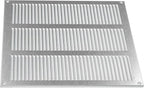 Repa Market 12x12 Inch Air Vent Cover/Galvanized Steel Louvered Grill Cover with Mesh Screen/Wall or Ceiling Vent/Durable Flush Mount HVAC Register for Indoor and Outdoor Ventilation