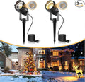 L LOHAS LED 5W Dusk to Dawn Outdoor Lighting, Auto On/Off 3000K Landscape Outdoor Spotlight, IP66 Waterproof Plug in Spot Lights for Yard, Garden, House, Pathway, Plant, UL Listed (2 Pack)
