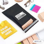 Black Large Poly Mailers 19x24 Inch | Strong Adhesive Self-Seal Mailer Bags | Tear, Tamper, Water Resistant Shipping Envelopes | Thick Strong polymailer Bags XL Clothing Shipping Bags | 100 Pcs Bulk