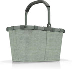 reisenthel carrybag twist sage - Sturdy shopping basket with plenty of storage space and practical inner pocket - Elegant and water-repellent design