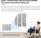 16x12 Return Air Grille(Duct Opening Size),Air Return Vent Cover,Flat Vent Cover,Rejillas De Aire Acondicionado Para Casa,Return Air Grilles,Outer Dimensions:17.75"Wx13.75"H(16"W x 12"H, Duct Opening)
