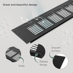 Vent Systems 15.75 x 3.15 Inch (Outer Size) Air Supply Ventilation Grille - Pack of 2 - Brown Aluminum Rectangle Intake/Exhaust Door Vent Deflector - HVAC for Home Improvement Floor, Wall Duct Cover