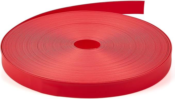 Chanzon 3/8" (10mm) Diameter Heat Shrink Tubing Red Polyolefin 80ft Roll 2:1 Ratio Electrical Cord Shrink Wrap 1pcs