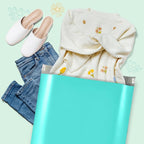 Fuxury 19x24 Inch 100 Pack Large Poly Mailers Shipping Envelopes Bags Teal,Self Adhesive Mailers Poly Shipping Bags for Small Clothing Business,Waterproof and Flexible polymailers,Keep Items Protected