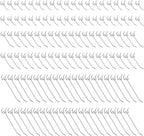 120pcs Pegboard Hooks Peg Board Shelving Hooks Peg Board Hook for Hanging Stainless Steel Hanging Boards Pegs Wall Display Hook Bulk Pegs Boards Tool Hangers for Garage Craft Room Kitchen Store