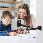 Tablet Wall Mount Bracket for 7-13 inch Tablets, Anti-Theft Adjustable Stand Holder for Exhibition Halls, Meeting Rooms, Classroom, Supermarket, etc.