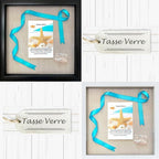 Tasse Verre 10x10 Black Display Shadow Box (2-Pack) Frame w/Linen Background and 16 Stick Pins - Ready to Hang Shadowbox Picture Frame - Box Display Baby Memorabilia Wedding
