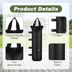 8Pcs Sand Bags for Weight 176LBS Heavy Duty Sandbags for Canopy Legs Pop up Canopy Weight Bags for Tent Outdoor Fixed Advertising Sunshade (Without Sand)