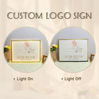 Custom Business Logo Neon Sign for Personalized Company Store UV Metal Acylic LED Backlit Shop Name Light Signo Office Company Logo Néon for Coffee Shop Salon Studio Signs