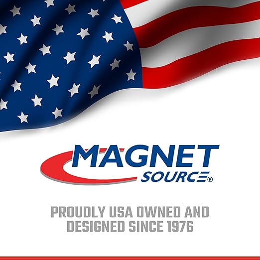 Master Magnetics Magnetic Sign Holder Pack - Magnetic Sign Holders for Door Frames, Metal Shelves, Whiteboards - Powerful Magnet - Retail EZ Grip Holder - 3" L x 1" W x 0.75" H - 25-Pack