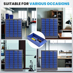 Nut and Bolt Storage Cabinet with ABS Drawer,Steel Small Parts Storage Organizer,25" H X 9" D X21 W Screw Organization for Garage Hardware,Nails,Fastener,Bolts,Nuts,and More (40 ABS Drawers)
