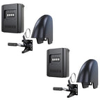 Gate Lock – Secure Keyless Fence Lock and Latch with 2-Way Access – Strong Durable System for Theft Prevention and Home Security, Easy Installation on Wood or Vinyl Gates/Fences (Regular – 2-Pack)
