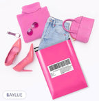 Hot Pink Poly Mailers 9x12 Inch | Strong Adhesive Self-Seal mailer Bags | Tamper, Tear, Water Resistant Shipping Envelopes | Thick Strong Material Polymailer Bags Clothing Bag | 1000 Pack Bulk