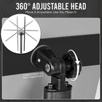 11x17 Standing Sign holder, 360° Adjustable Head and Tool Free Height Adjustment for Advertisement – Pedestal Stand Sign holder with Sturdy Safe Corners and Anti-Tip 4mm Thick Base