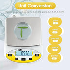 CGOLDENWALL High Precision Lab Scale Laboratory Analytical Electronic Balance Digital Precision Scale Pharmacy Jewelry Scale 110V Calibrated(5000g, 0.01g)
