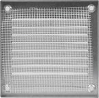 Repa Market 4x4 Inch Air Vent Cover/Galvanized Steel Louvered Grill Cover with Mesh Screen/Wall or Ceiling Vent/Durable Flush Mount HVAC Register for Indoor and Outdoor Ventilation