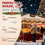 Sekey 10x10 Pop Up Canopy with One Push Setup-Easy Up Canopy with 99% UV Blocking - Instant Outdoor Sun Shade for Events, Parties, Camping- Commercial Gazebo with Weight Bags,Wind Proof&Waterproof