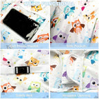 White Shopping Cart Cover for Baby 2-in-1 High Chair Cover with Safety Harness Multifunctional Owl Pattern Cart Covers for Babies Soft Padded Grocery Cart Cover for Baby Boy Girl